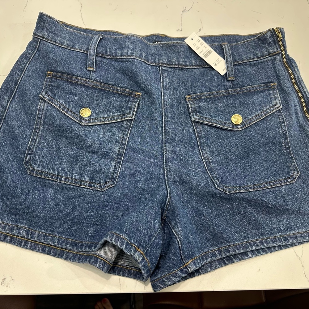 J. Crew Denim Blue Sailor Shorts - Picture 5 of 6